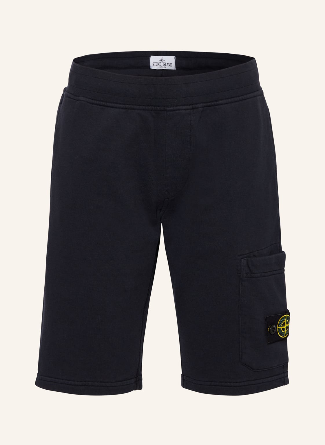 Stone Island Junior Cargo-Sweatshorts blau von STONE ISLAND JUNIOR