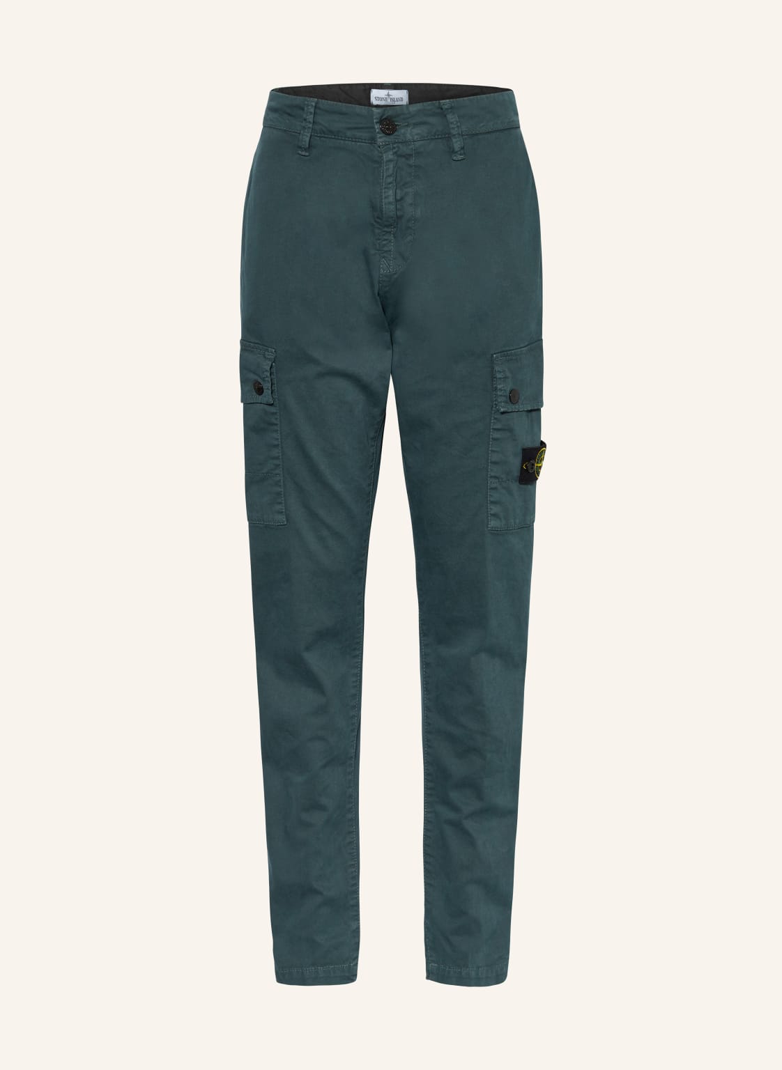 Stone Island Junior Cargohose Regular Tapered Fit gruen von STONE ISLAND JUNIOR