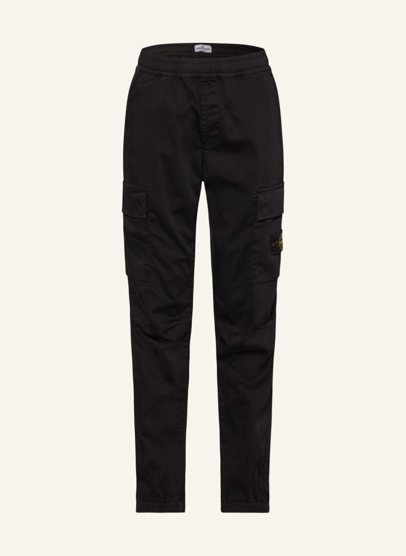 Stone Island Junior Cargohose schwarz von STONE ISLAND JUNIOR