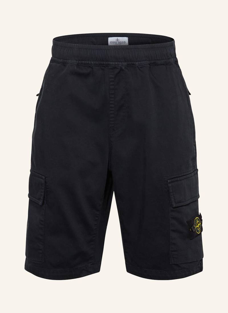 Stone Island Junior Cargoshorts blau von STONE ISLAND JUNIOR