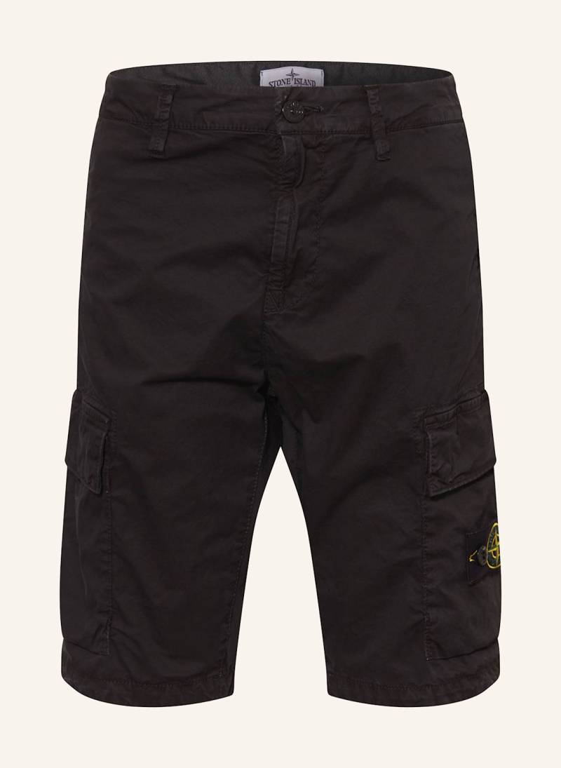 Stone Island Junior Cargoshorts schwarz von STONE ISLAND JUNIOR