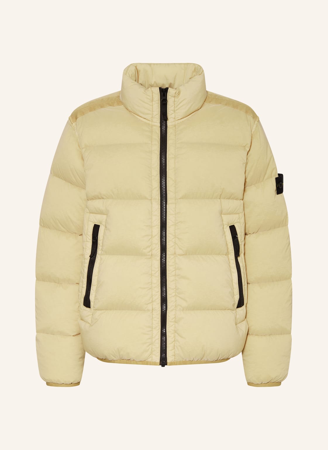 Stone Island Junior Daunenjacke beige Stone Island Junior Daunenjacke beige von STONE ISLAND JUNIOR