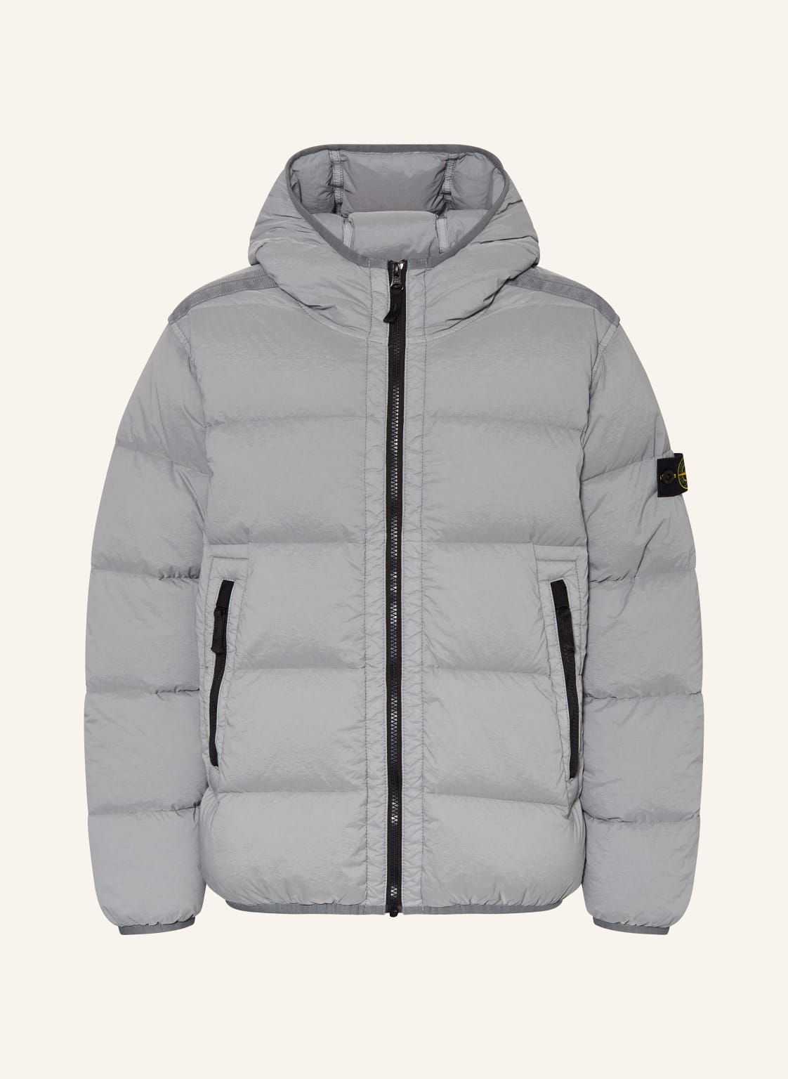 Stone Island Junior Daunenjacke grau von STONE ISLAND JUNIOR