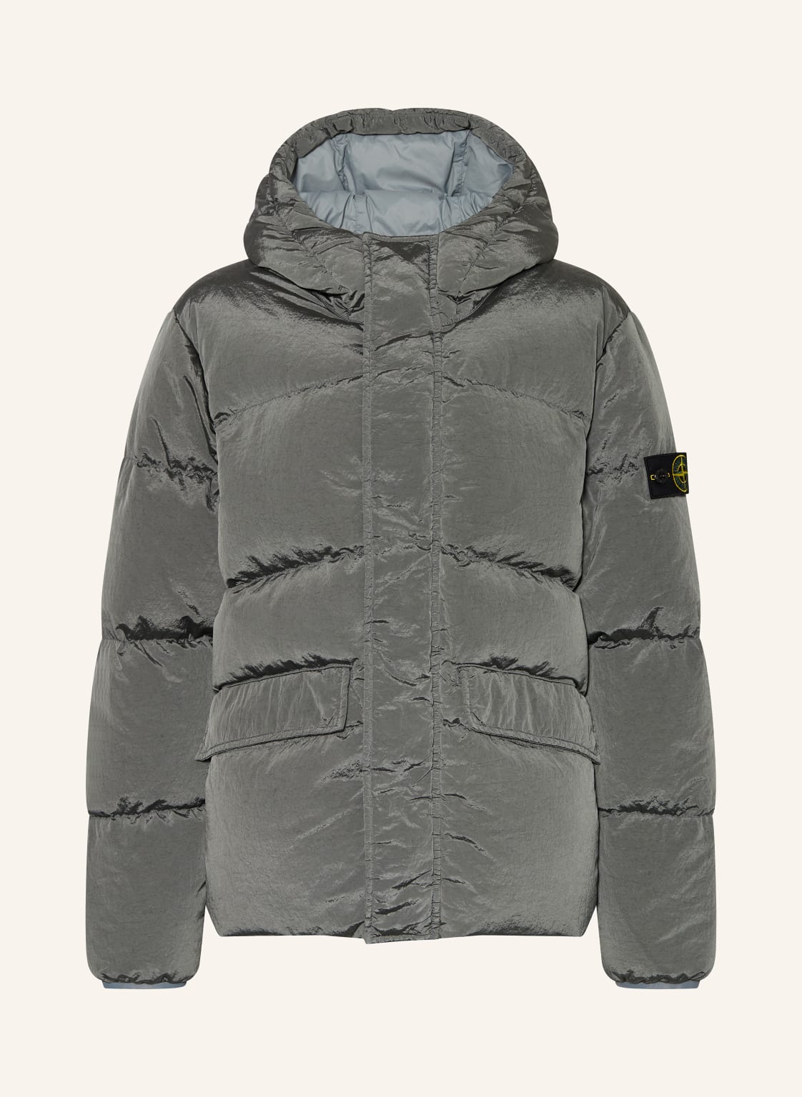 Stone Island Junior Daunenjacke grau Stone Island Junior Daunenjacke grau von STONE ISLAND JUNIOR