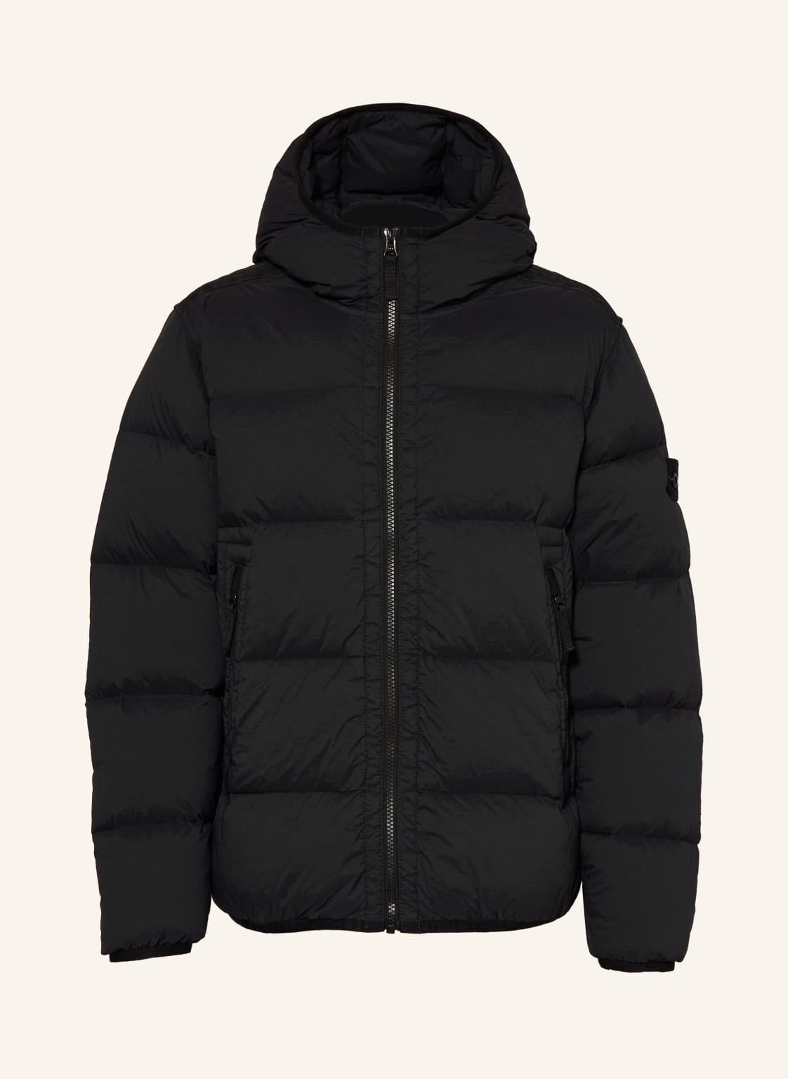 Stone Island Junior Daunenjacke schwarz von STONE ISLAND JUNIOR