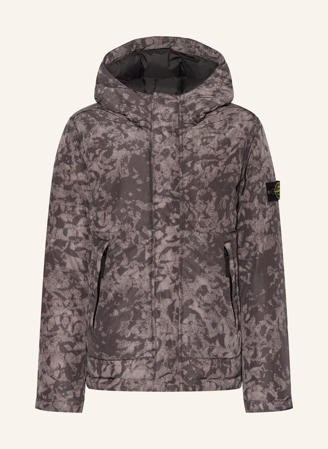 Stone Island Junior Daunenjacke schwarz von STONE ISLAND JUNIOR