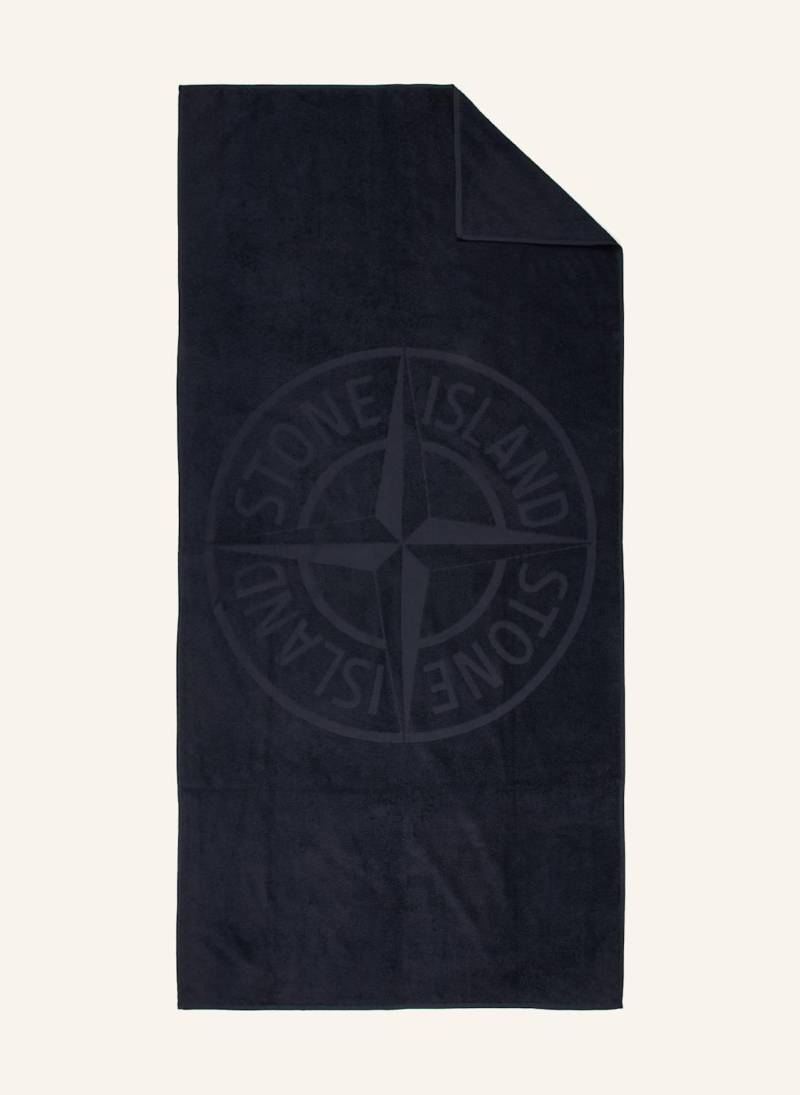 Stone Island Junior Duschtuch blau von STONE ISLAND JUNIOR