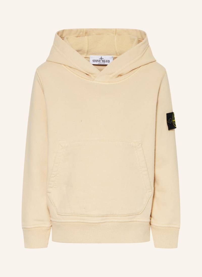 Stone Island Junior Hoodie beige von STONE ISLAND JUNIOR