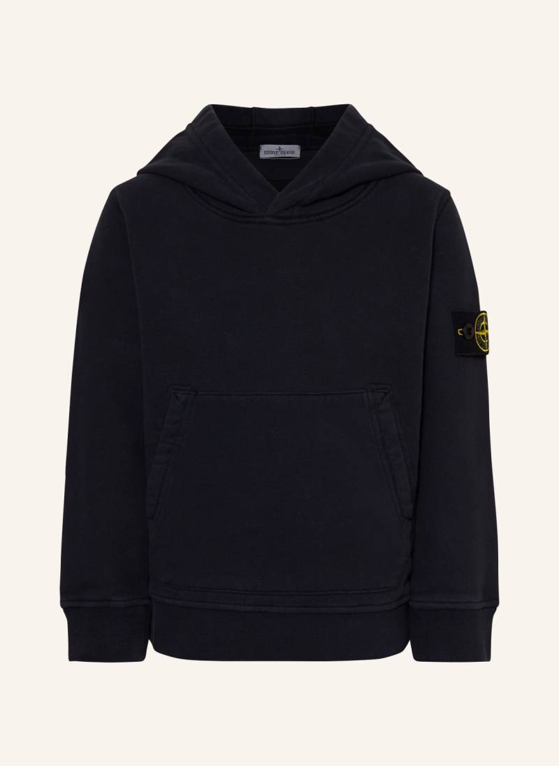 Stone Island Junior Hoodie blau von STONE ISLAND JUNIOR