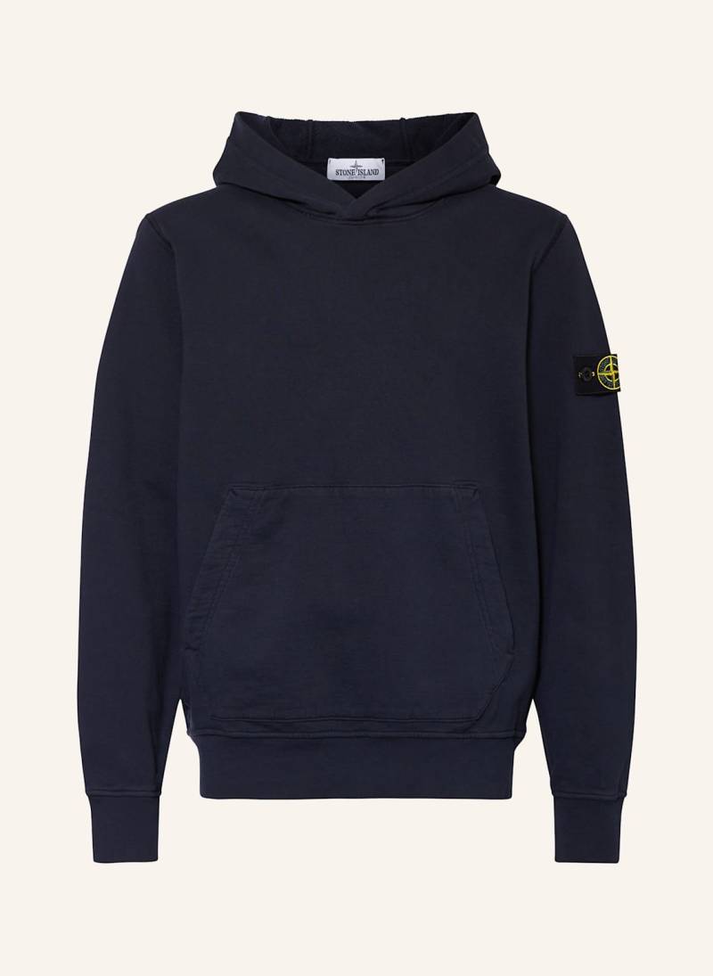 Stone Island Junior Hoodie blau von STONE ISLAND JUNIOR