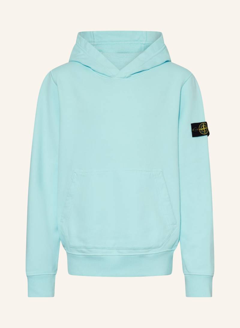 Stone Island Junior Hoodie blau von STONE ISLAND JUNIOR