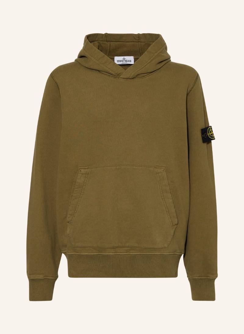 Stone Island Junior Hoodie gruen von STONE ISLAND JUNIOR