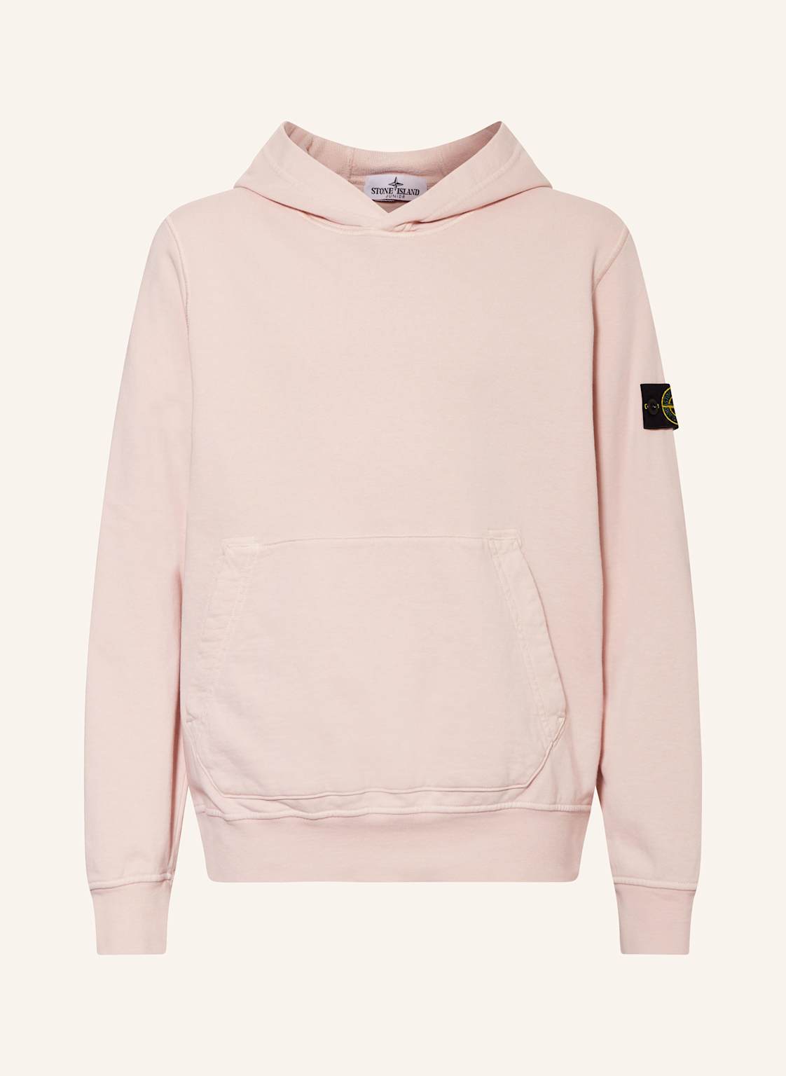 Stone Island Junior Hoodie rosa von STONE ISLAND JUNIOR