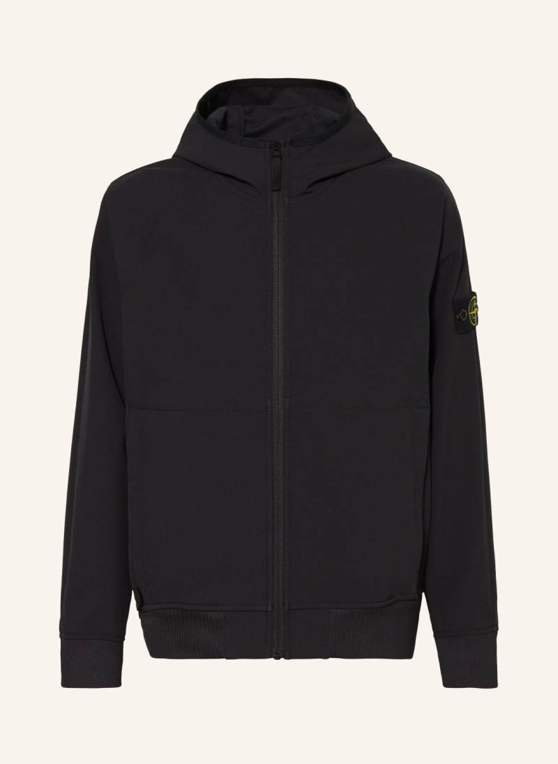 Stone Island Junior Jacke schwarz von STONE ISLAND JUNIOR