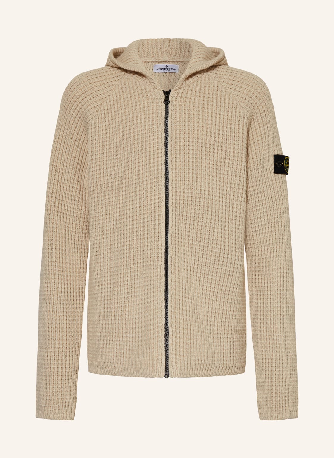 Stone Island Junior Strickjacke beige von STONE ISLAND JUNIOR