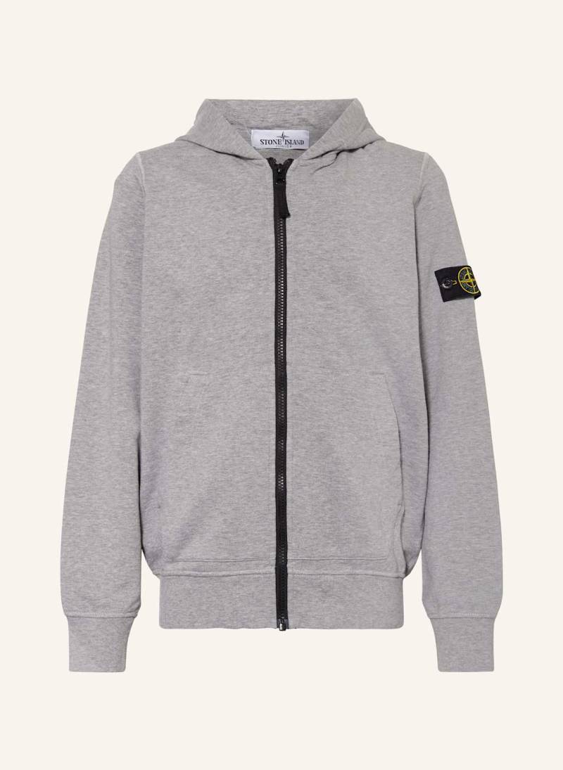 Stone Island Junior Sweatjacke grau von STONE ISLAND JUNIOR