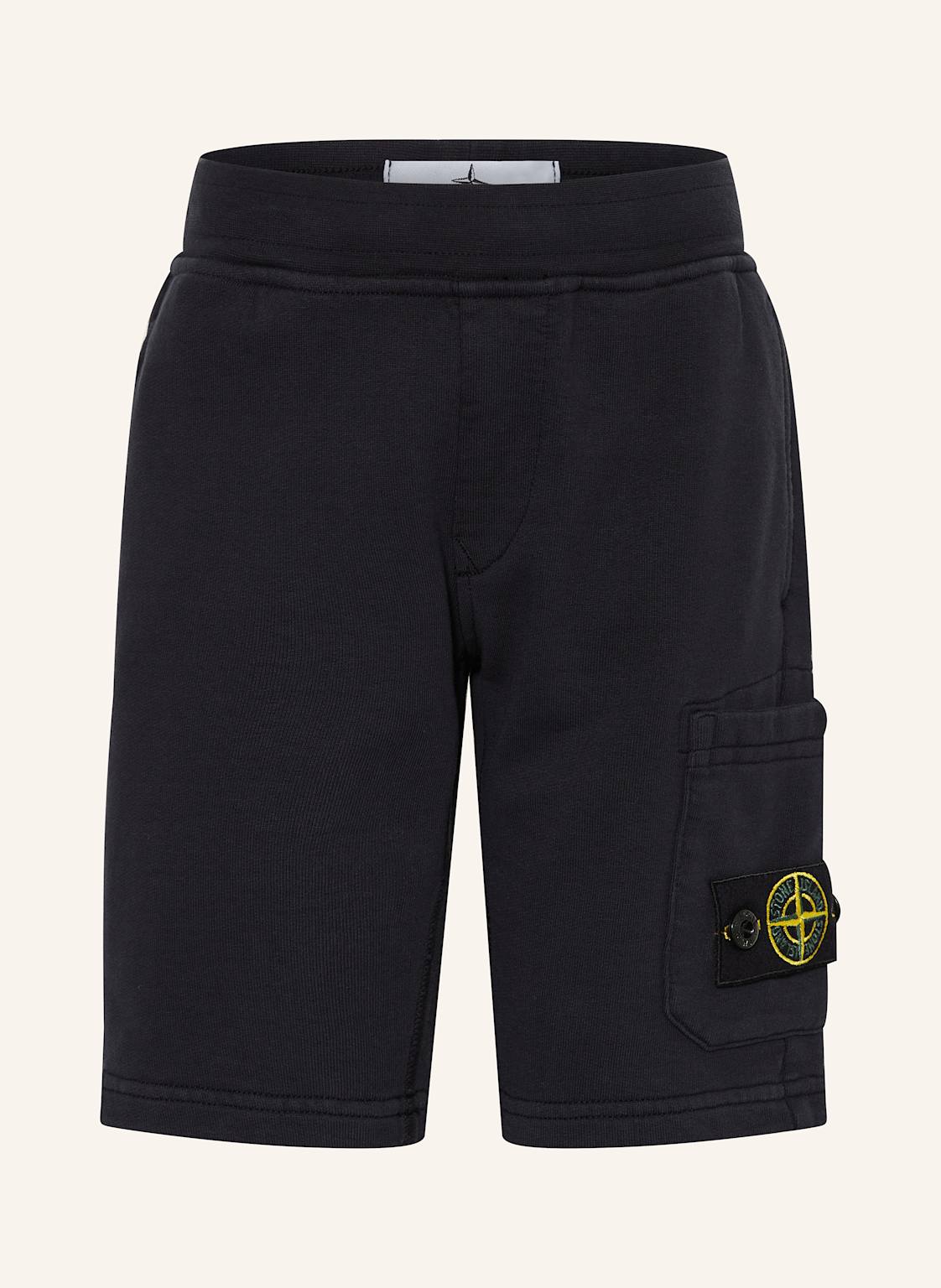 Stone Island Junior Sweatshorts blau von STONE ISLAND JUNIOR