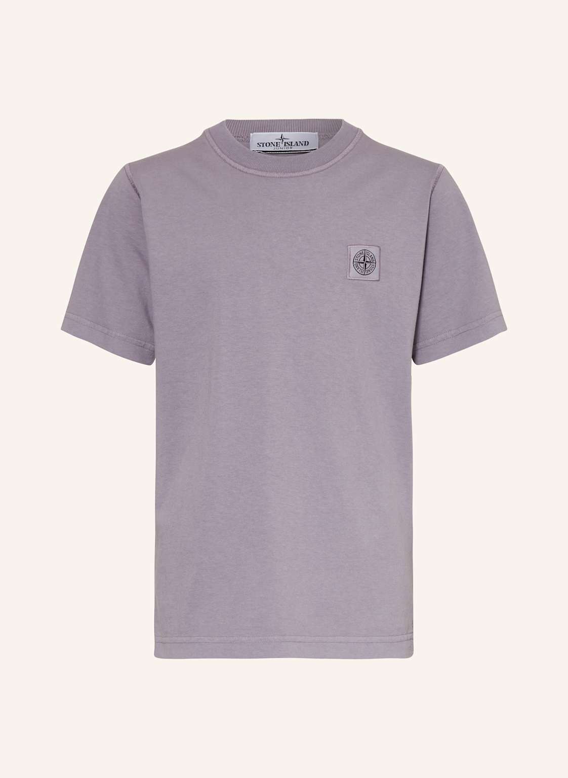 Stone Island Junior T-Shirt lila von STONE ISLAND JUNIOR