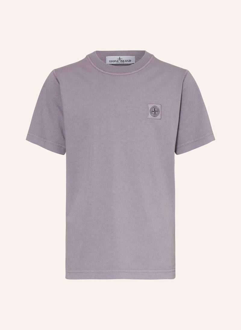 Stone Island Junior T-Shirt lila von STONE ISLAND JUNIOR