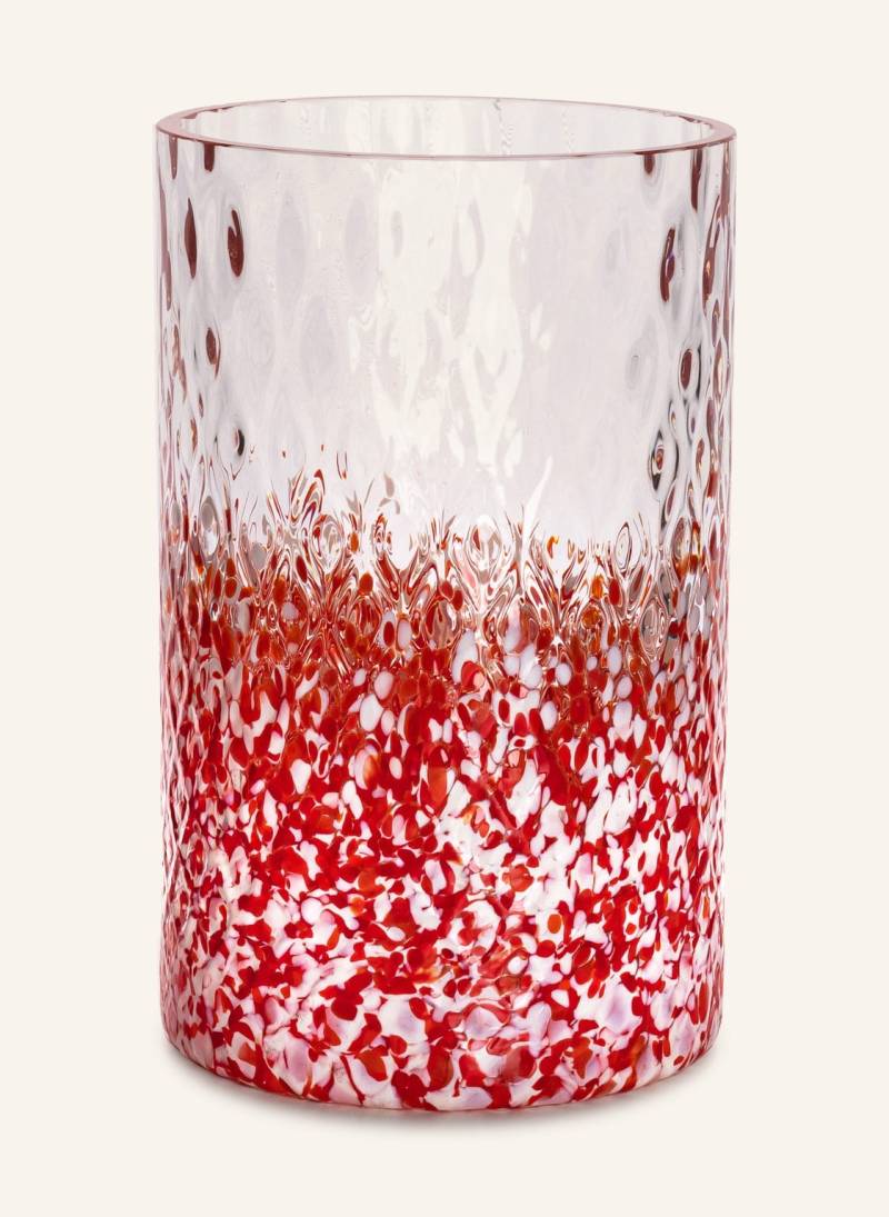 Stories Of Italy Vase Macchia Su Macchia rot von STORIES OF ITALY