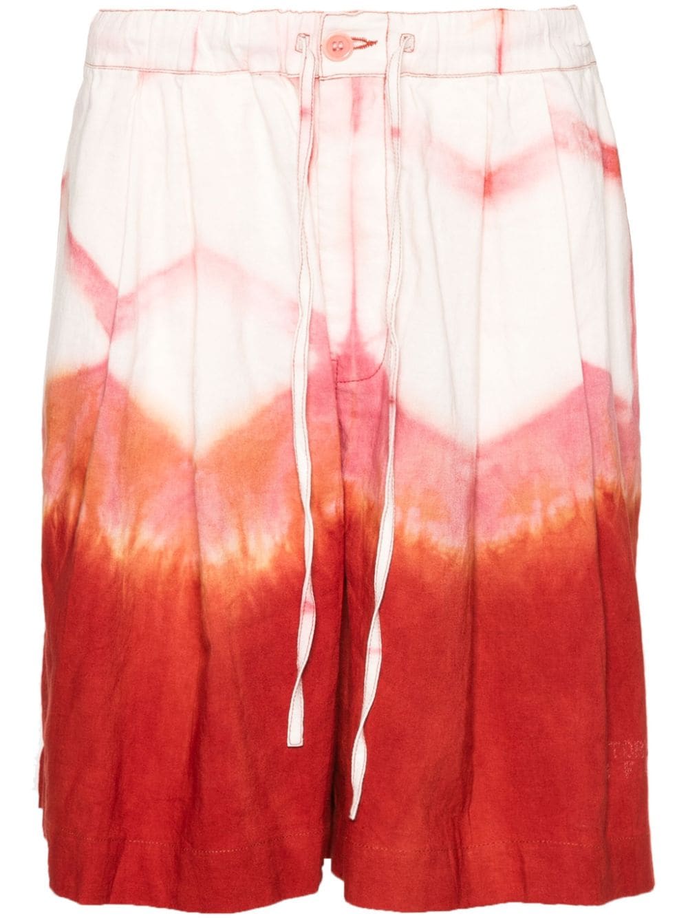 STORY mfg. Bridge Grapefruit Clamp-dye shorts - Red von STORY mfg.