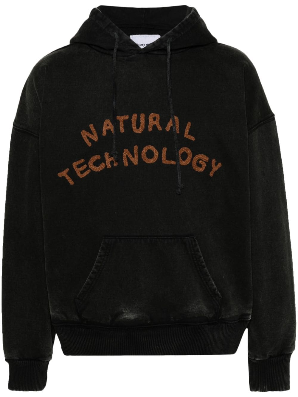 STORY mfg. Geo organic-cotton hoodie - Black von STORY mfg.