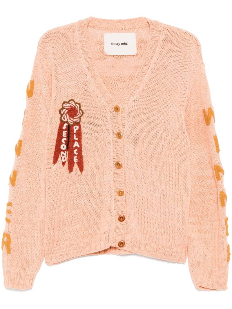 STORY mfg. Twinsun cardigan - Pink von STORY mfg.