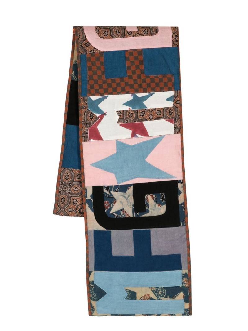 STORY mfg. patchwork monogrammed scarf - Multicolour von STORY mfg.