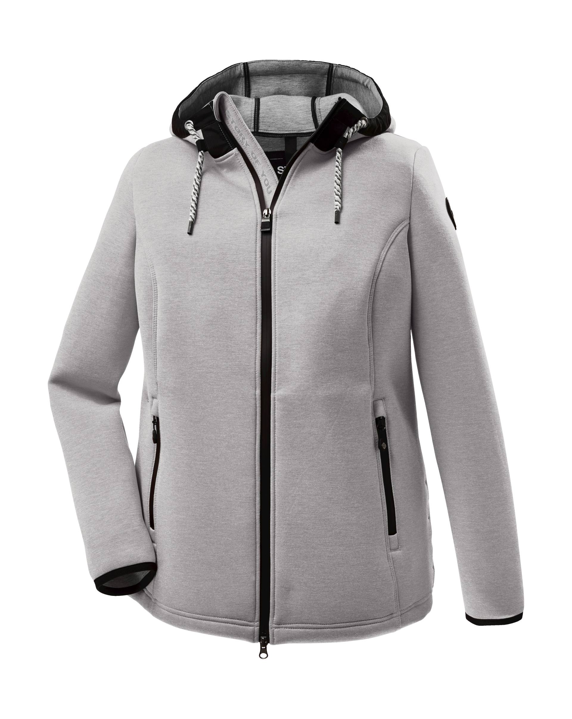 STOY Funktionsjacke »STS 1 WMN JCKT«, Elastische Scuba-Jacke mit verstellbarer Kapuze von STOY