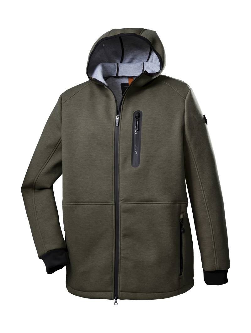 STOY Funktionsjacke »STW 20 MN JCKT«, Elastische Scuba-Jacke mit verstellbarer Kapuze und wasserdichtem Reissverschluss von STOY