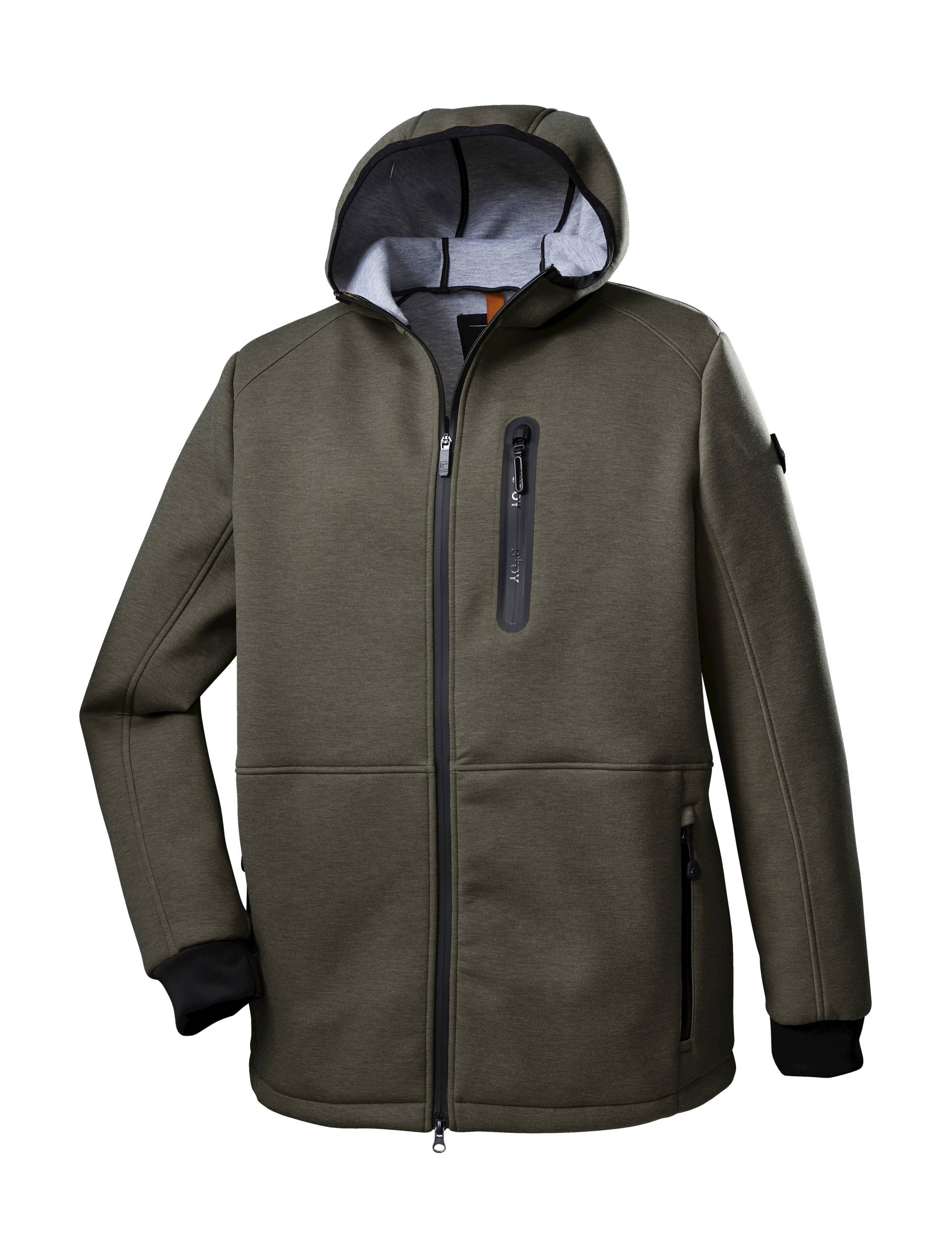 STOY Funktionsjacke »STW 20 MN JCKT«, Elastische Scuba-Jacke mit verstellbarer Kapuze von STOY