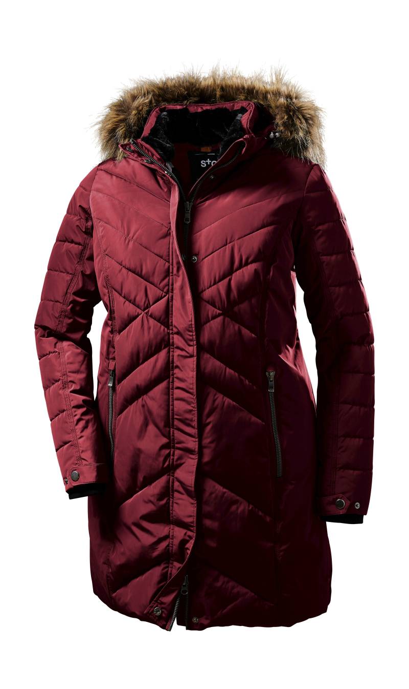 STOY Steppmantel »WMN Quilted PRK D«, STOY Parka: abnehmbare Kapuze, warm, atmungsaktiv, wasserabweisend von STOY