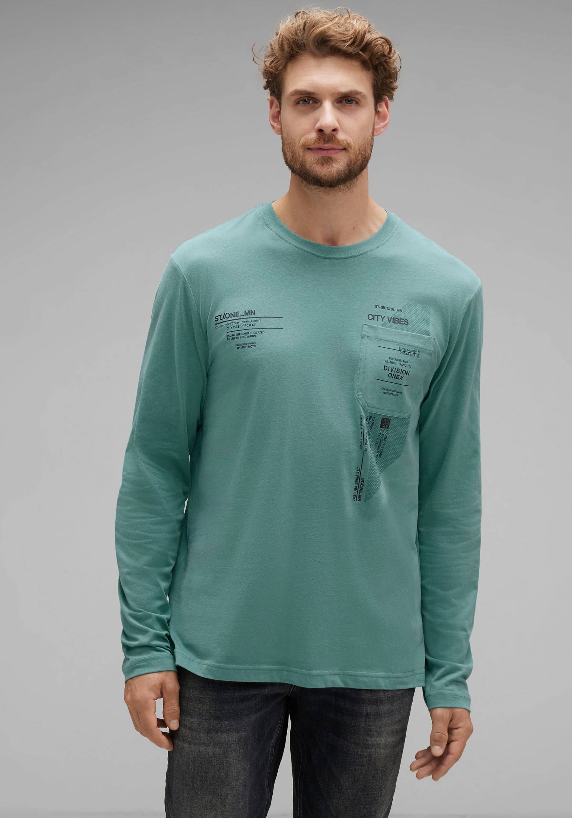 STREET ONE MEN Langarmshirt STREET ONE MEN Langarmshirt von STREET ONE MEN