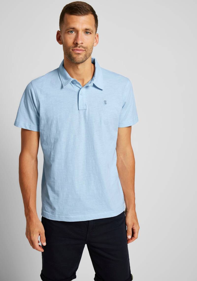 STREET ONE MEN Poloshirt, in Flammgarnoptik von STREET ONE MEN