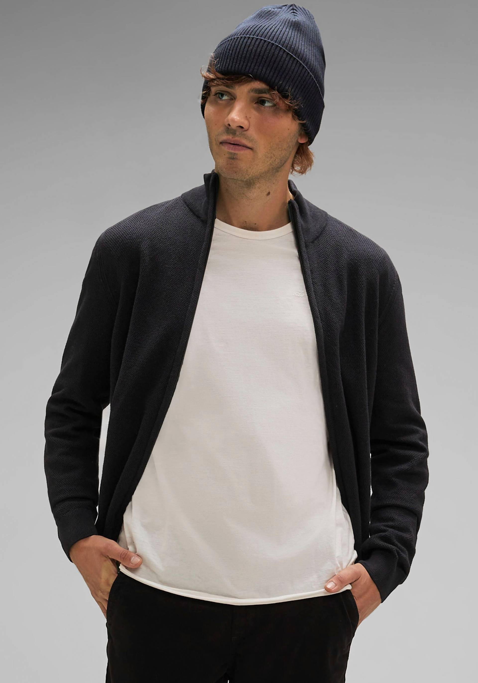 STREET ONE MEN Strickpullover, mit leichter Struktur STREET ONE MEN Strickpullover, mit leichter Struktur von STREET ONE MEN
