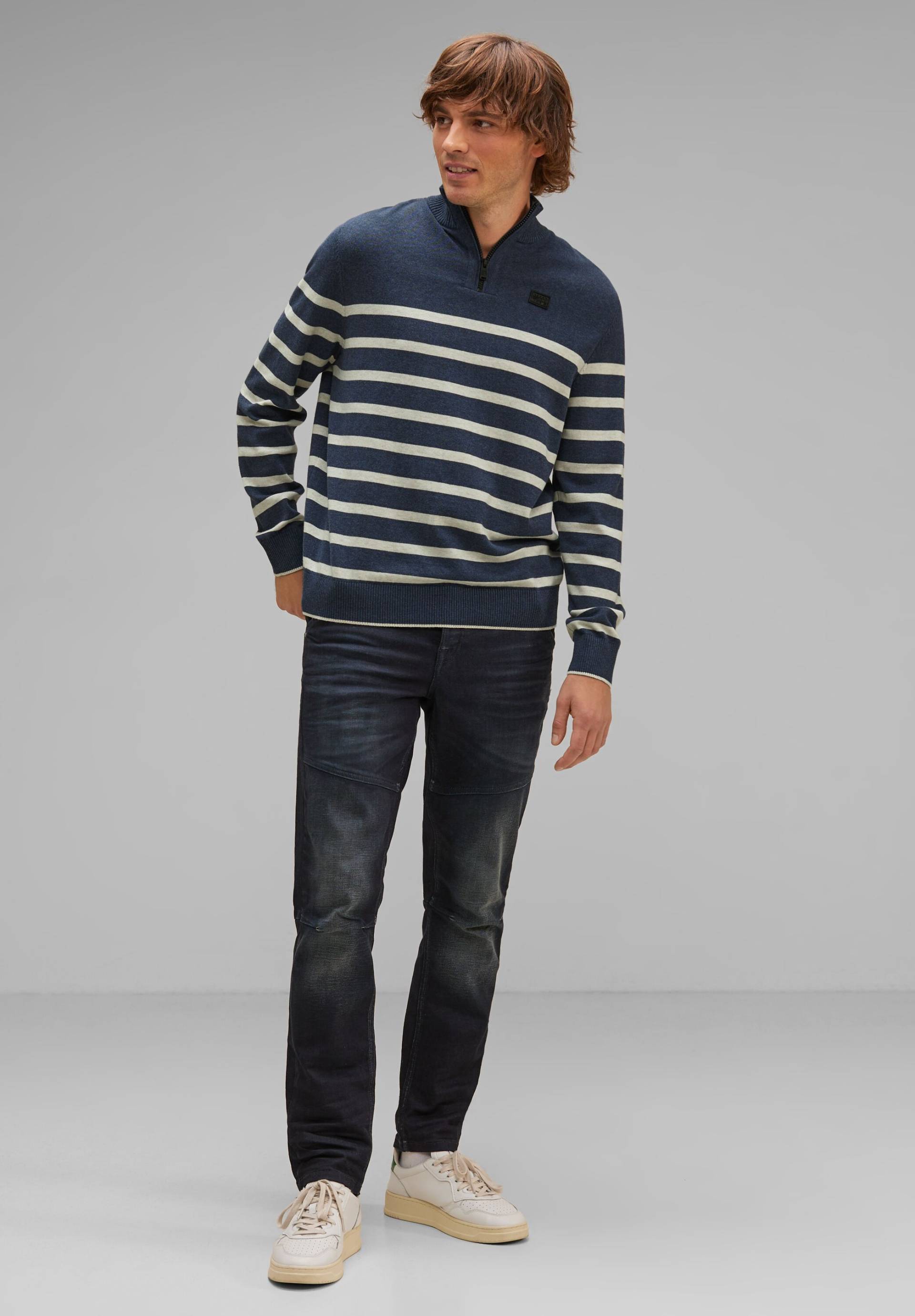 STREET ONE MEN Troyer »Troyer mit Streifenmuster« STREET ONE MEN Troyer »Troyer mit Streifenmuster« von STREET ONE MEN