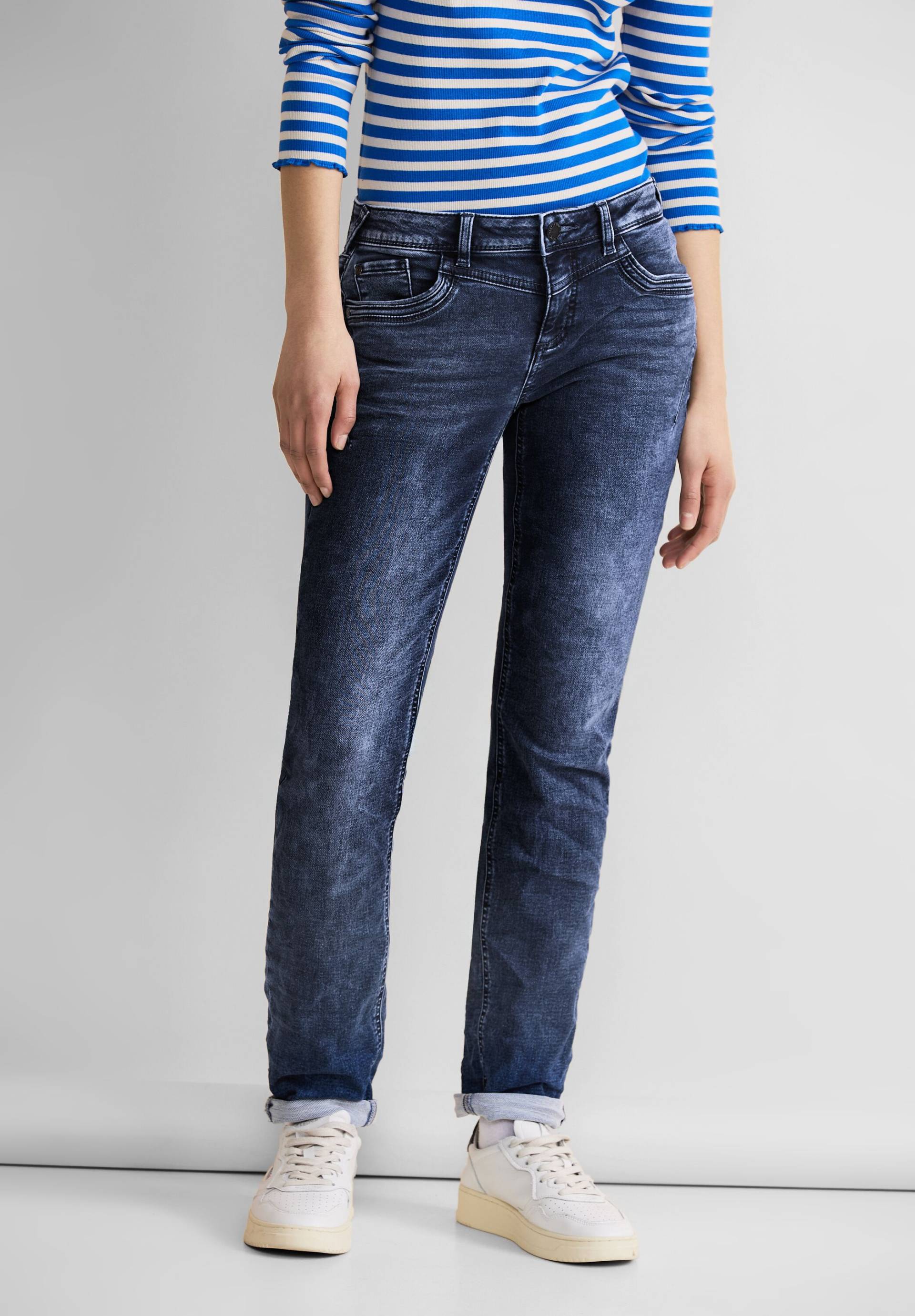 STREET ONE 5-Pocket-Jeans, mit Ziernähten von STREET ONE