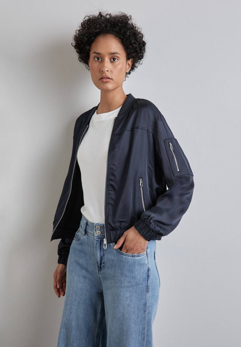 STREET ONE Blouson, ohne Kapuze, in Satin-Optik von STREET ONE