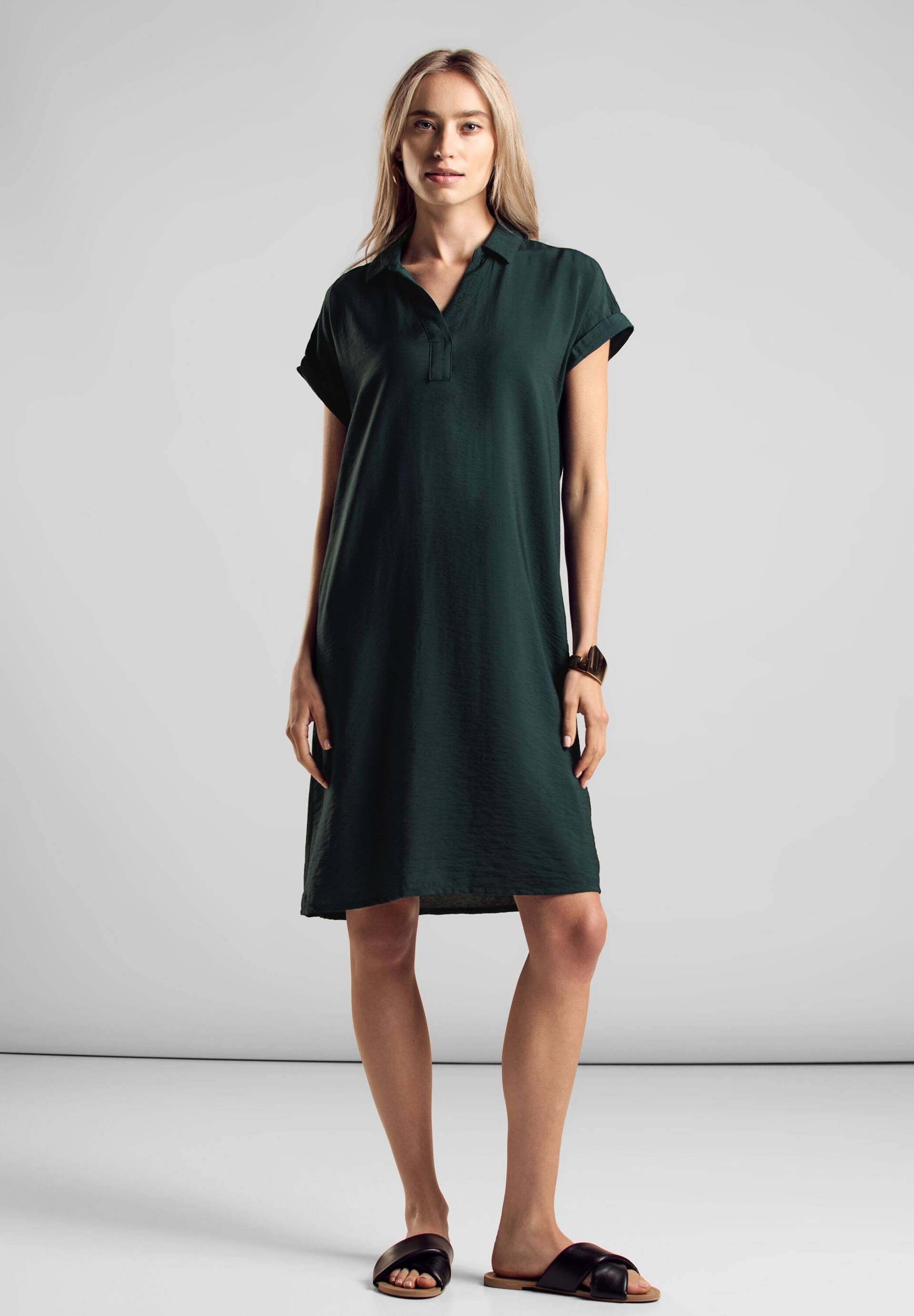 STREET ONE Blusenkleid, mit Ausschnitt und Kragen STREET ONE Blusenkleid, mit Ausschnitt und Kragen von STREET ONE