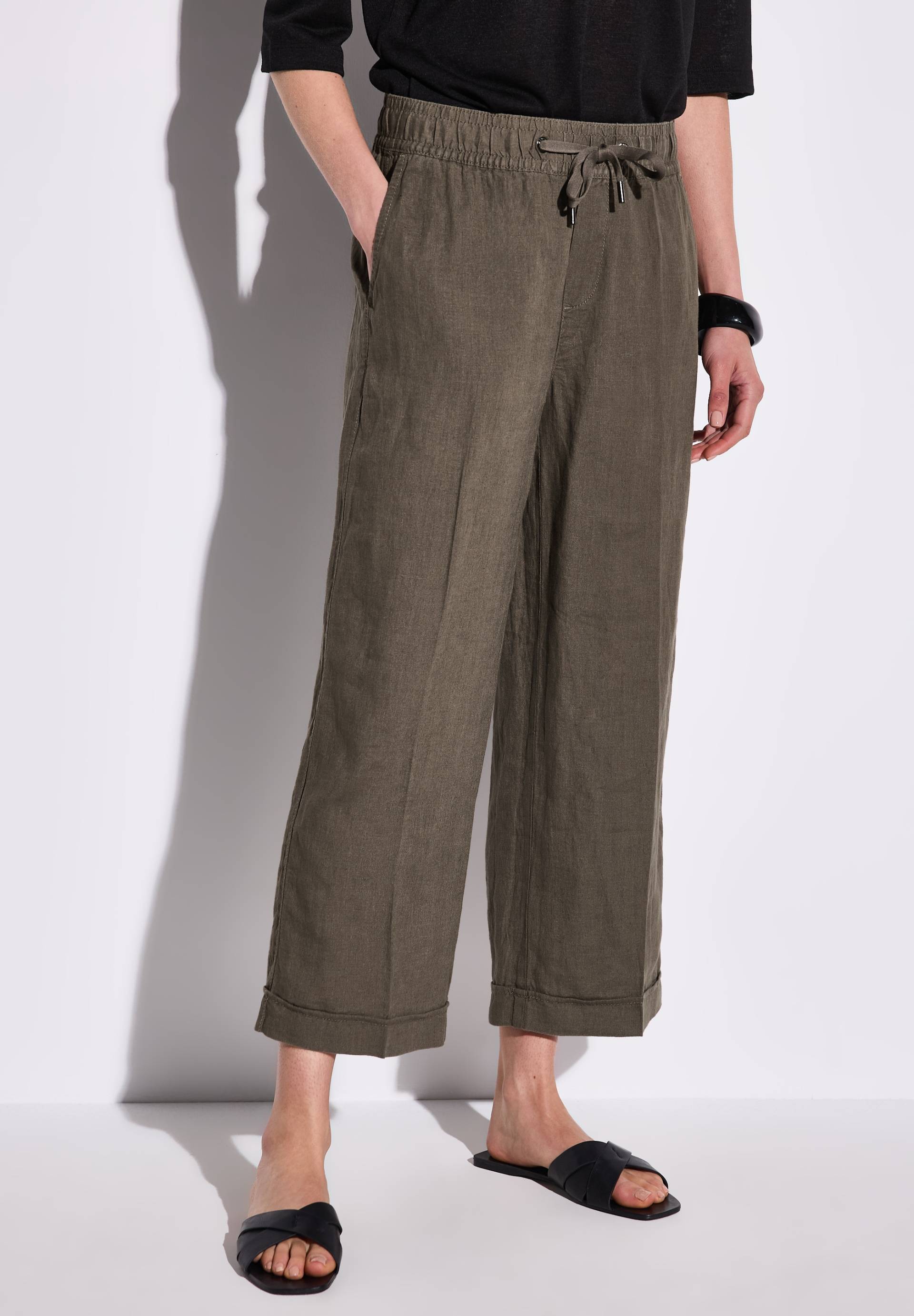 STREET ONE Culotte »Styel EMEE«, mit elastischem Bund mit Tunnelzug von STREET ONE
