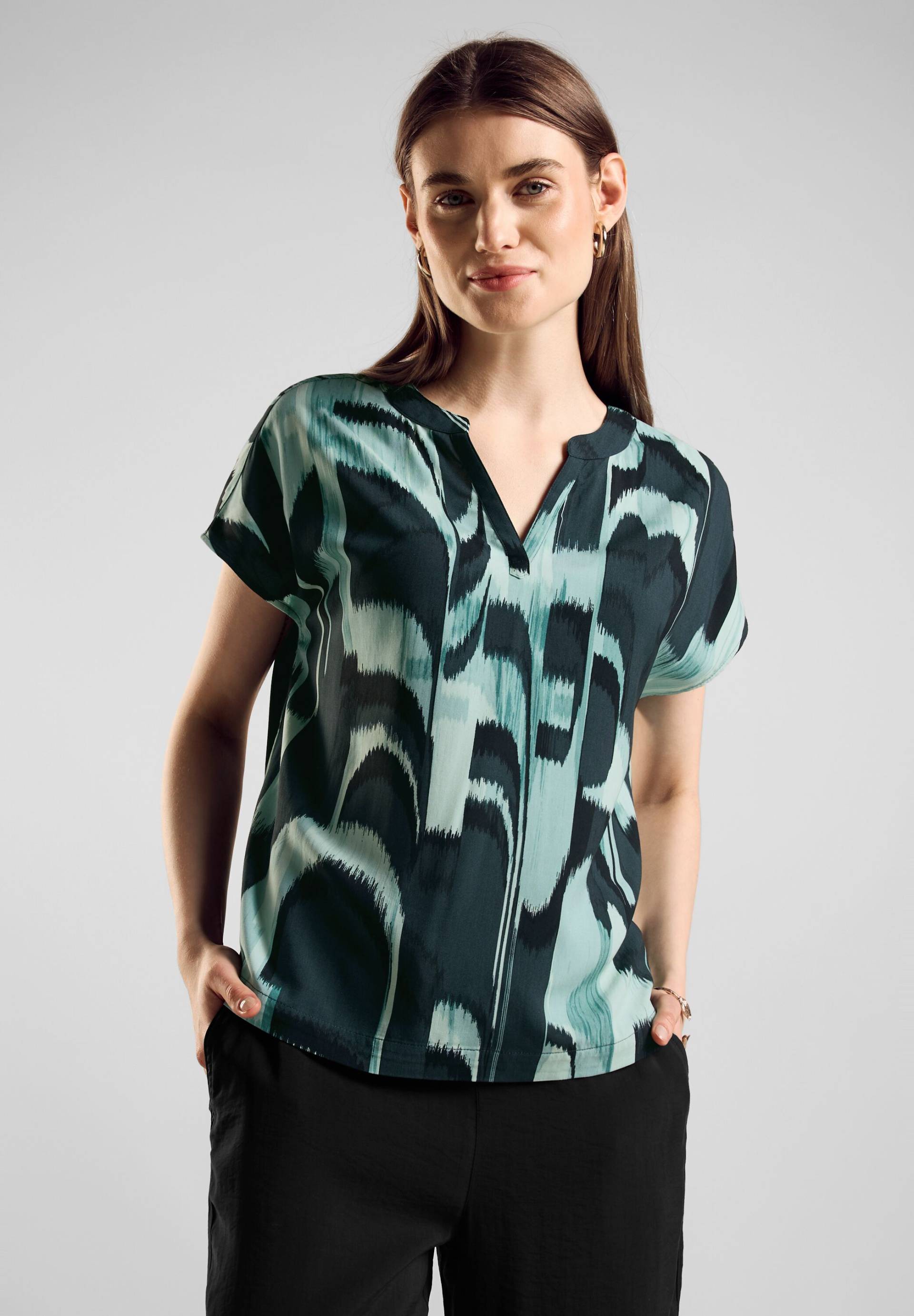 STREET ONE Druckbluse, mit grafischem Muster von STREET ONE