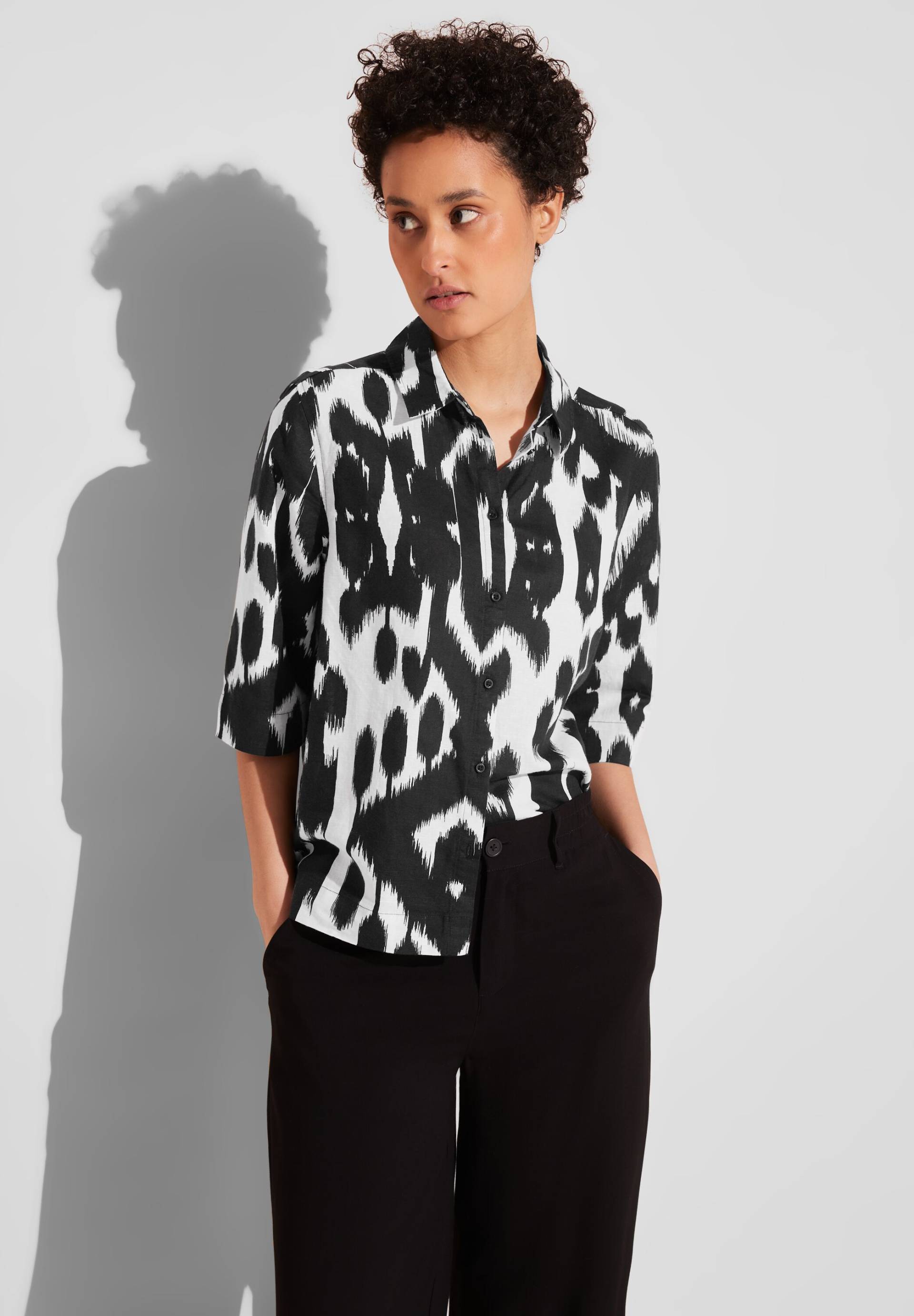 STREET ONE Hemdbluse, mit All-Over Print von STREET ONE