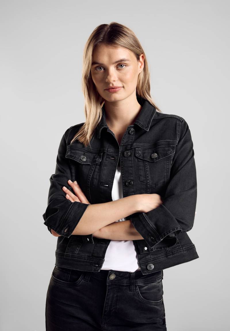 STREET ONE Jeansblazer, Jacke im Washed-Look von STREET ONE