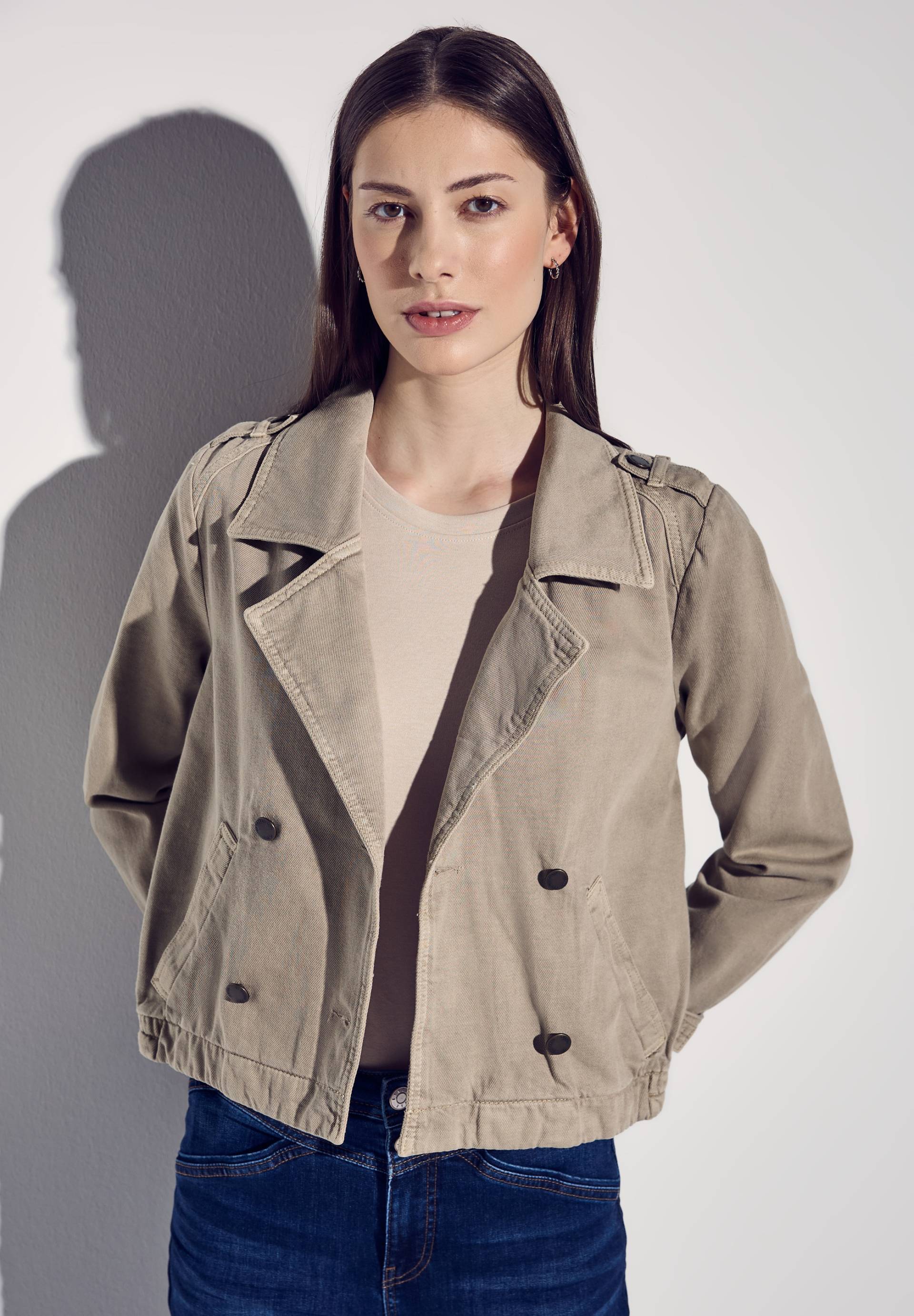 STREET ONE Kurzjacke, in Trench-Look, Jeansjacken-Style STREET ONE Kurzjacke, in Trench-Look, Jeansjacken-Style von STREET ONE