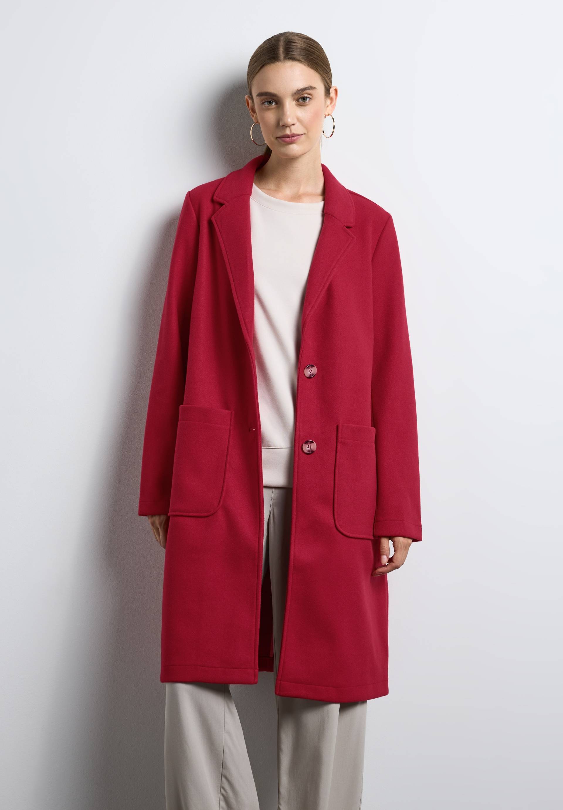 STREET ONE Langjacke, ohne Kapuze, mit Reverskragen STREET ONE Langjacke, ohne Kapuze, mit Reverskragen von STREET ONE