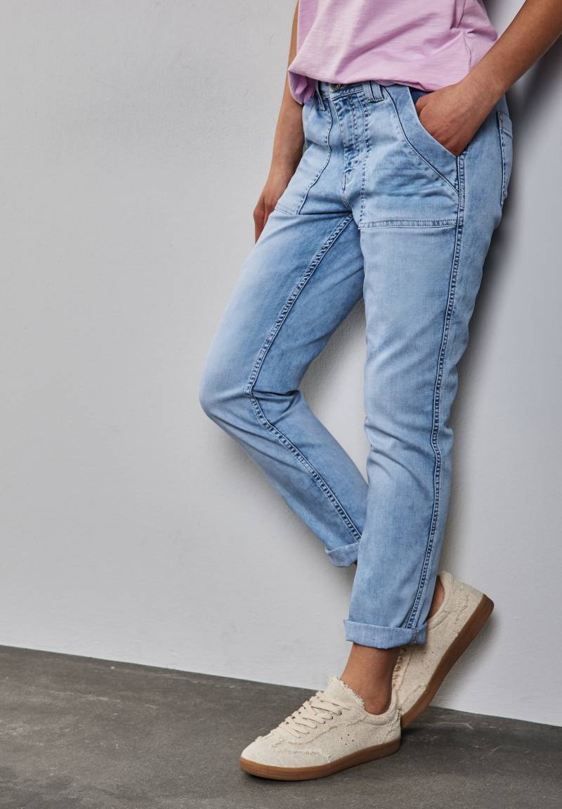 STREET ONE Relax-fit-Jeans, im Cargo-Look von STREET ONE