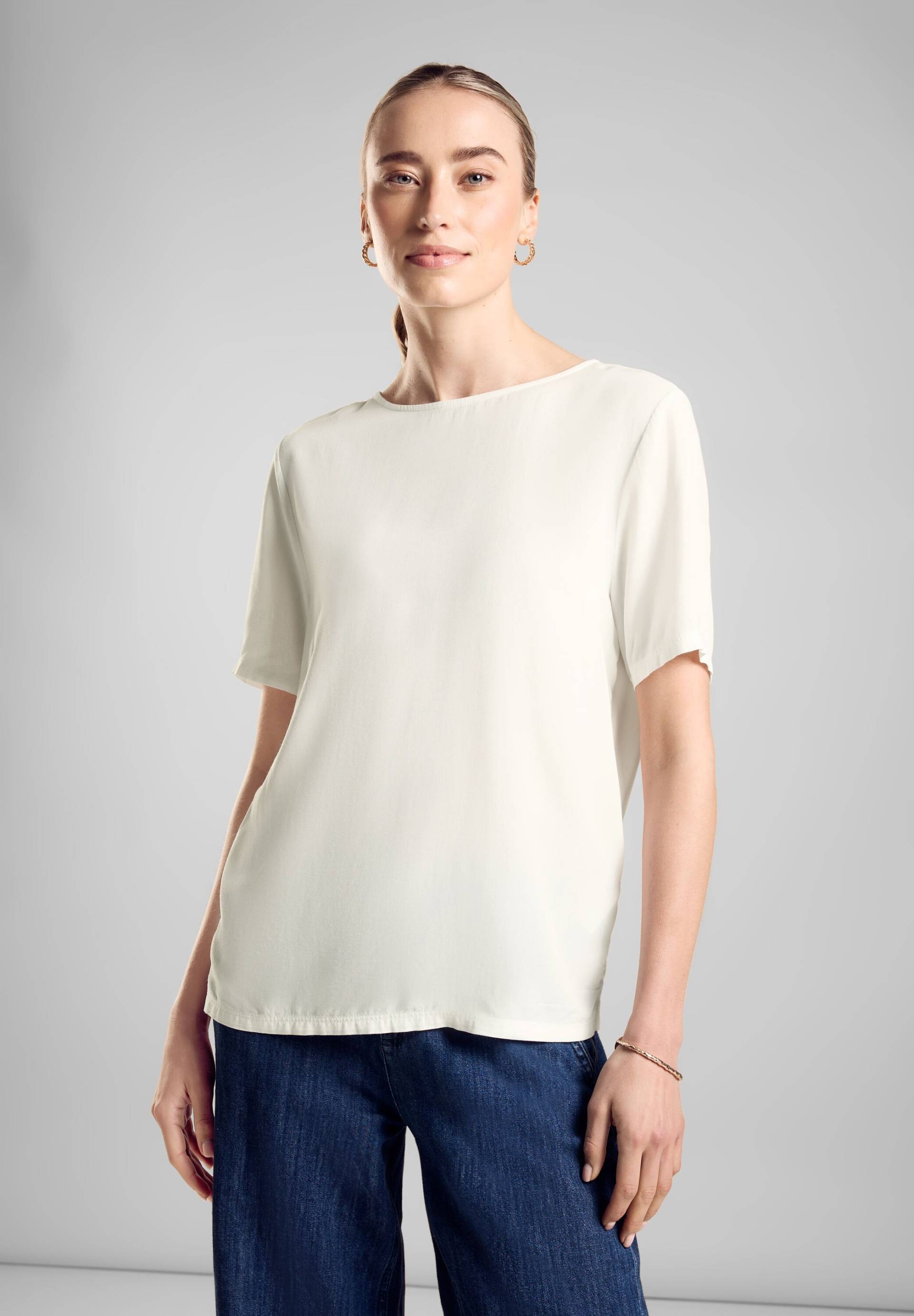 STREET ONE Rundhalsshirt, mit Bändern am Rücken STREET ONE Rundhalsshirt, mit Bändern am Rücken von STREET ONE