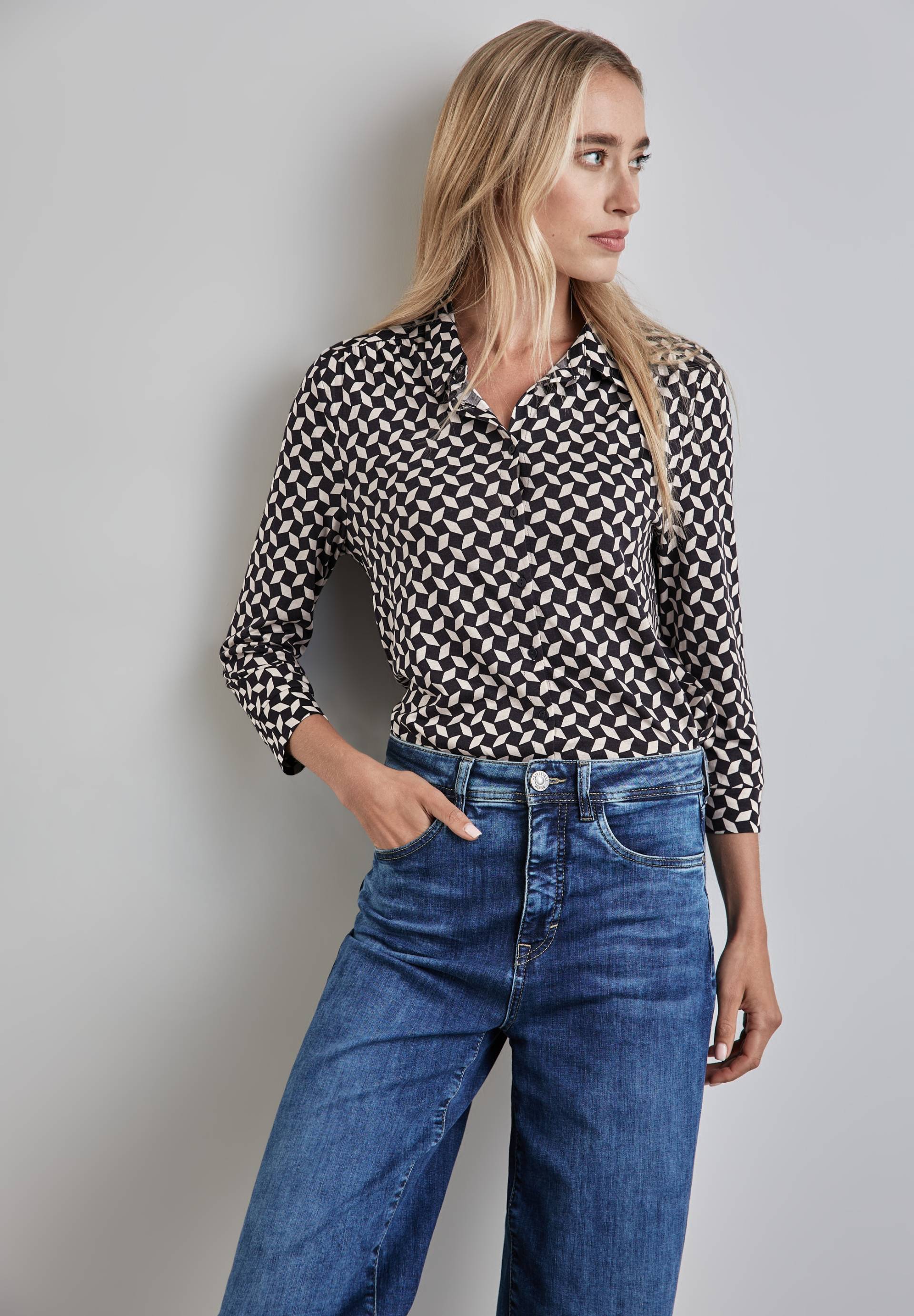 STREET ONE Shirtbluse, mit Allover-Muster von STREET ONE