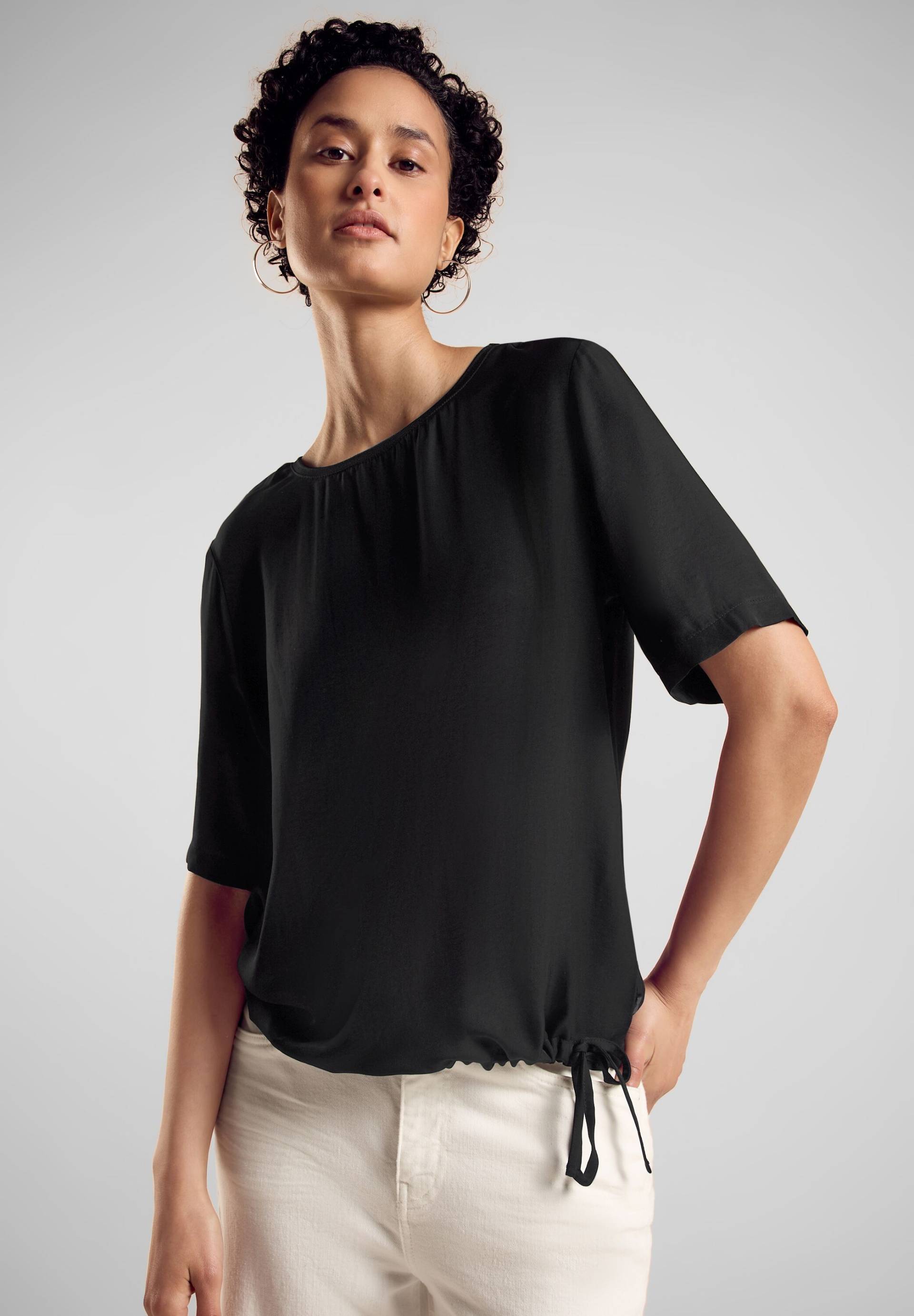 STREET ONE Shirtbluse, mit Tunnelzug von STREET ONE