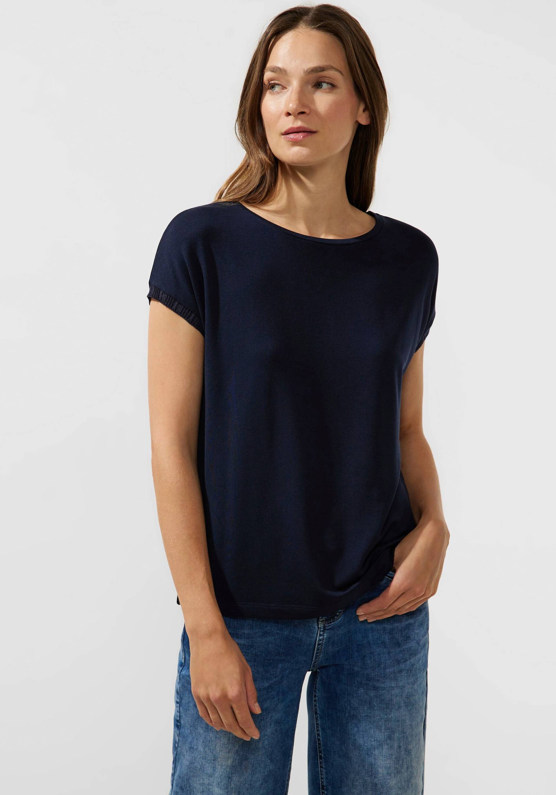 STREET ONE Shirttop, in Unifarbe von STREET ONE